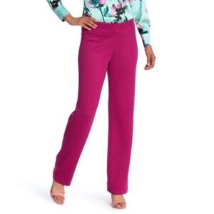 St John Santana Knit Megenta Pants Sz 10